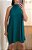 Vestido evasê amarração verde - Imagem 5