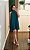 Vestido evasê amarração verde - Imagem 8