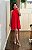 Vestido evasê amarração vermelho - Imagem 10