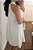 Vestido evasê amarração off white - Imagem 5