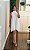Vestido evasê amarração off white - Imagem 2