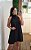 Vestido evasê amarração preto - Imagem 5