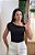 Blusa assimétrica fivela preta - Imagem 13