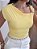 Blusa assimétrica fivela amarela - Imagem 2