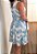 Vestido estampa folhagem azul - Imagem 6