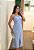 Vestido midi recorte azul - Imagem 3