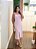 Vestido midi recorte rosa - Imagem 3