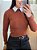 Blusa Tricô Trançado Marrom - Imagem 4