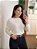 Blusa Tricô Manga Morcego Off White - Imagem 6