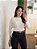 Blusa Tricô Manga Morcego Off White - Imagem 1