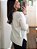 Blusa Tricô Decote V Off White Feminina - Imagem 6