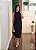 Vestido Midi Malha Canelada Preto - Imagem 6