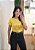 Camiseta Brasil Amarela Viscose - Imagem 3