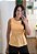 Blusa Peplum com Linho e Cinto Salmão - Imagem 2