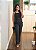 Blusa Risca de Giz Peplum Preta - Imagem 4