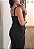 Blusa Risca de Giz Peplum Preta - Imagem 3