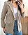 Blazer Reto com Bolsos Cáqui - Imagem 5