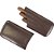 Porta-charuto/case couro p/ 03 Charutos Nerone Classy Marrom - Imagem 1