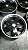 Jogo de Rodas Vlack Rino Hard Alloy 5x112, 24x9.5, ET20 Preta Brilhante Semi Nova - Imagem 1