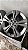 Jogo roda Mercedes C 180 Aro 17 5x112 Grafite brilhante Semi novas - Imagem 1