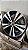 Jogo roda Mercedes Aro 17 5x112 Preta brilhante diamantada Semi novas - Imagem 1