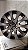 Jogo roda BMW Aro 17 5x120 Preta brilhante diamantada Semi novas - Imagem 1