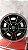 Jogo roda scorro dragster Aro 17 5x114 Preta brilhante diamantada Semi novas - Imagem 1