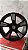 rodas Mangels A17 5x100 Preta semi brilho Semi novas - Imagem 1