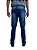 Calça Jeans Slim Bolso Celular Detalhe Bigodes - Imagem 3