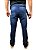 Calça Jeans Slim Bolso Celular Bigode Laser - Imagem 3