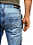 Calça Jeans Slim Bolso Celular Detalhe Laser - Imagem 3