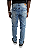 Calça Slim Used Com Detalhes Esmerilhado - Imagem 2