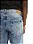 Calça Slim Used Com Detalhes Esmerilhado - Imagem 3