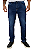 Calça Slim Used T Bordado No Bolso - Imagem 1