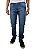 Calça Jeans Slim Used Esmerilhado - Imagem 1