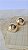 BRINCO LISO BOLA GOLD - Imagem 1