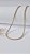 COLAR CORDAO BAIANO DETALHE PRATA 45CM - Imagem 2