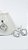 CONJUNTO TREVO DE PRATA 925 COM RODIO BRANCO - Imagem 2