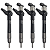 Kit 4 Injetores Lead Novo Triton 2.4 2016 em diante - 295050-1760 / 1465A439/ 260100-60302 - Imagem 1