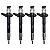 Kit 4 Injetores Pajero Novo 095000-8110 WTEK - Mitsubishi Pajero Full 2012 em diante - Imagem 1