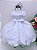 Vestido de Festa Branco Batizado - Imagem 3