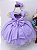 VESTIDO INFANTIL DE FESTA LUXO JARDIM LILÁS - Imagem 3