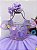 VESTIDO INFANTIL DE FESTA LUXO JARDIM LILÁS - Imagem 2