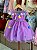 VESTIDO INFANTIL DE FESTA LUXO JARDIM LILÁS - Imagem 5