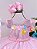 VESTIDO INFANTIL DE FESTA LUXO JARDIM ROSA - Imagem 2