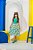 Conjunto Mãe e Filha Cropped Verde Infantil - Imagem 2