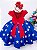 Vestido Infantil Temático Mulher Maravilha com Cinto de Pérolas - Imagem 3