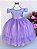 Vestido Lilás de Luxo Longo com Pedrarias - Imagem 1