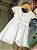 Vestido Branco Pérolas Batizado - Imagem 9