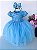 Vestido Azul Bebê Pérolas - Imagem 1